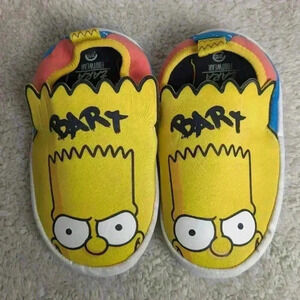 ZARA THE SIMPSONS kid Slippers size 32-33 = 1, 1.5 US  in great condition